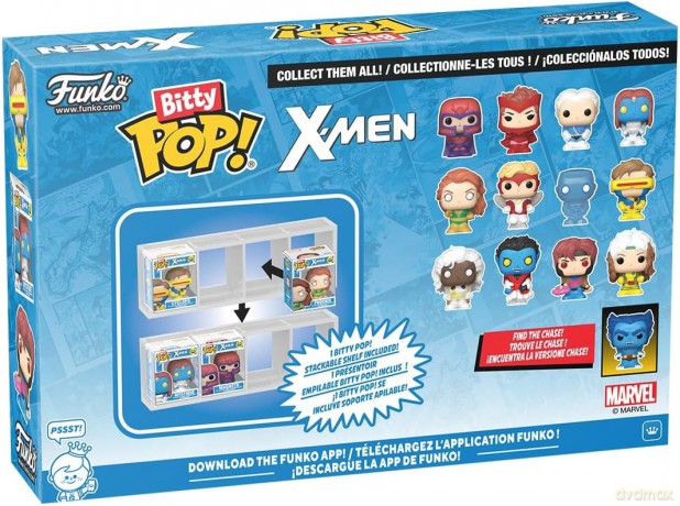 X-Men Bitty POP! Vinyl Figure 4-Pack Magneto 2,5 cm
