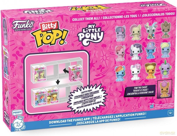 My Little Pony Bitty POP! Vinyl Figure 4-Pack Rainbow Dash 2,5 cm