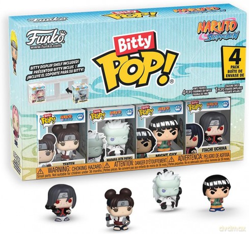 Naruto Shippuden Bitty POP! Vinyl Figure 4-Pack Battles 2,5 cm