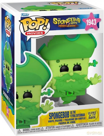 SpongeBob SquarePants POP! Vinyl Figure SpongeBob as the Flying Dutchman (Glow) 9 cm