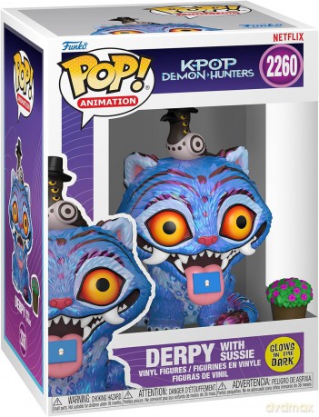 KPop Demon Hunters POP! Animation Vinyl Figure Tiger w/Bird 9 cm