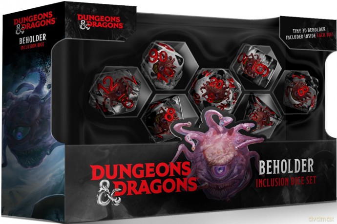 Dungeons & Dragons Dice Set Resin Beholder Set