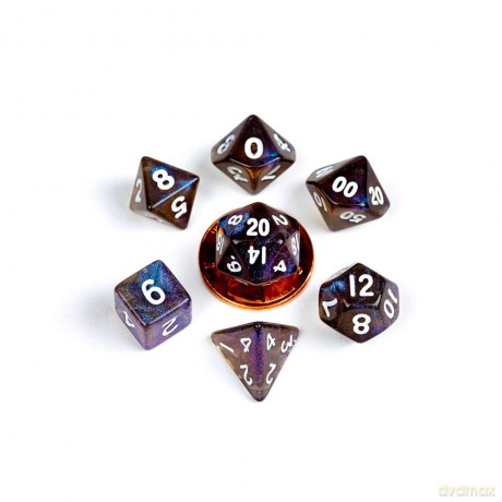 FanRoll Mini Dice Set Stardust Galaxy (7)
