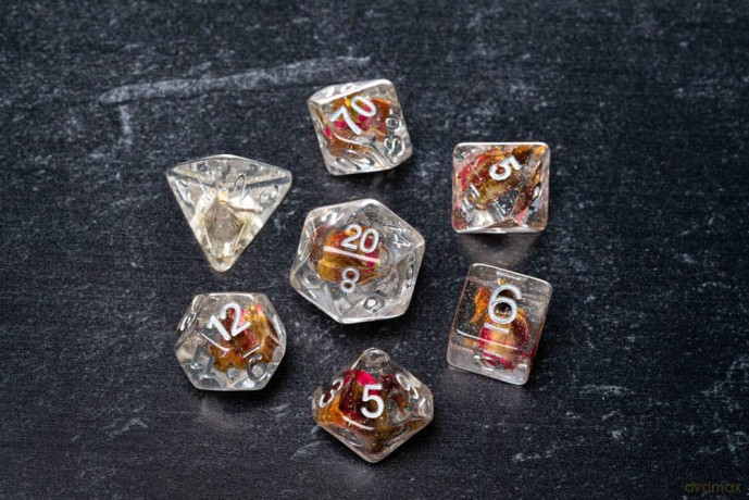 FanRoll Dice Set Rose (7)