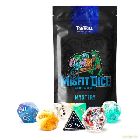 Misfit Dice Set Blind Bag Display Resin Assortment (12)