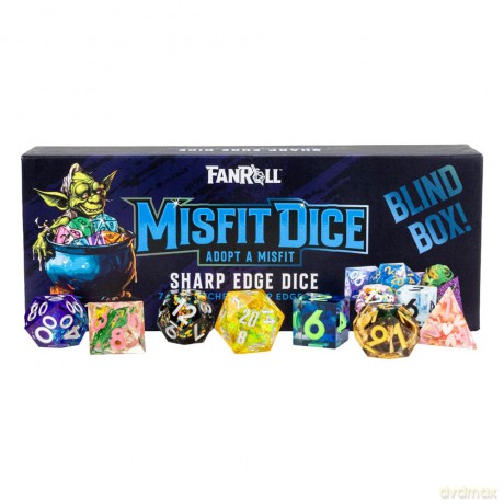 Misfit Adopt a Misfit Dice Set Blind Box Sharp Edge Dice Assortment (12)