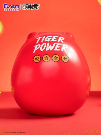 I Am Not Fat Tiger Statue 1/7 Alexander the Tiger Dharuma 20 cm