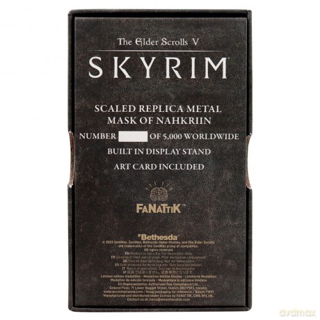 The Elder Scrolls V Replica Skyrim Nahkriin Dragon Priest Mask Limited Edition