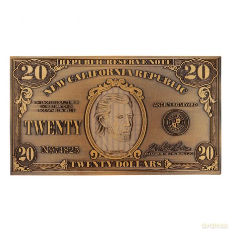 Fallout New Vegas Replica NCR $20 Bill Limited Edition