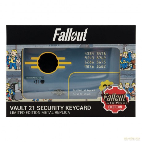 Fallout: New Vegas Replica Vault 21 Security Keycard Limited Edition