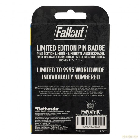 Fallout Pin Badge Charisma Boy Limited Edition