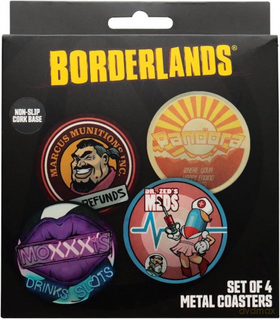 Borderlands Coaster 4-Pack