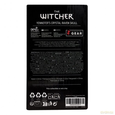 The Witcher 3 Replica Crystal Skull 12 cm