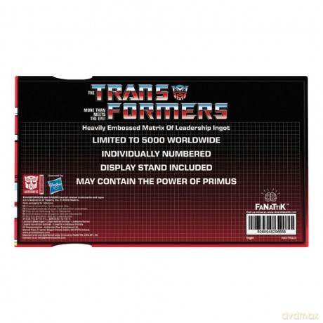 Transformers Replica Matrix of Leadership Metal Limited Edition 14 cm
