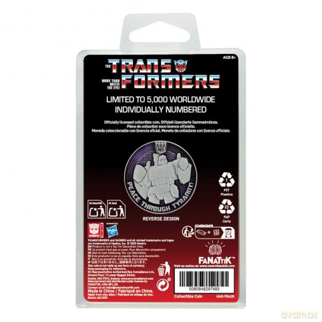 Transformers Generation 1 Collectable Coin G1 Autobots vs Decepticons Limited Edition 4 cm