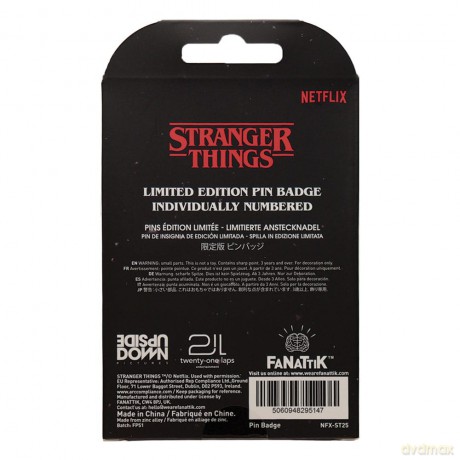 Stranger Things Pin Badge Hellfire Lives Limited Edition