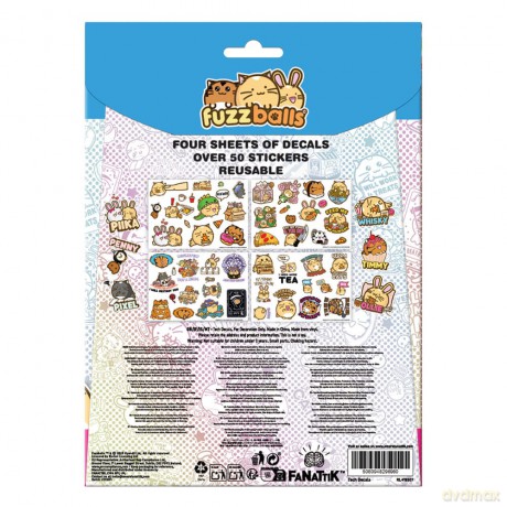 Fuzzballs Tech Sticker Pack
