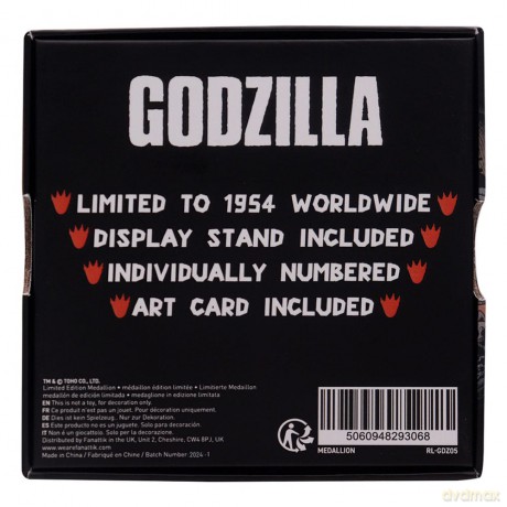 Godzilla Medallion 70th Anniversary Limited Edition