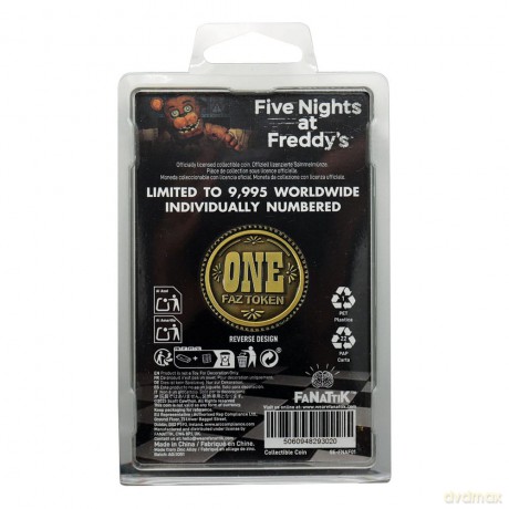 Five Nights at Freddy´s Collectable Coin One Faz Token Limited Edition