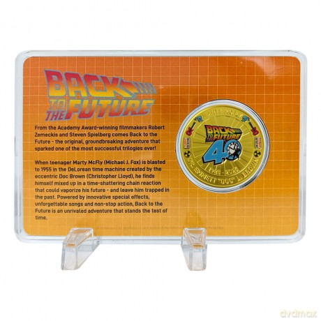 Back To The Future Collectable Coin 40th Anniversary Limited Edition