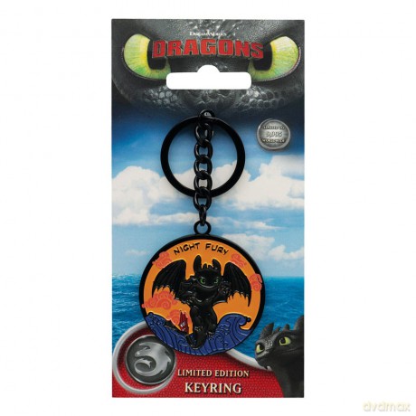 How to Train Your Dragon Keychain Night Fury Limited Edition