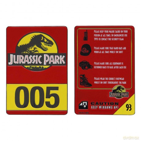 Jurassic Park Metal Card 30th Anniversary Jeep Limited Edition