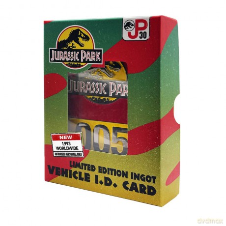 Jurassic Park Metal Card 30th Anniversary Jeep Limited Edition