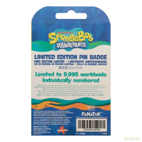Spongebob Squarepants Pin Badge Rainbow Limited Edition