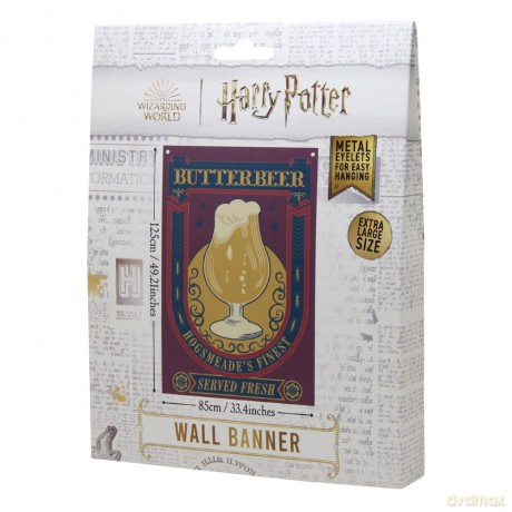 Harry Potter Wall Banner Butterbeer 125 x 85 cm