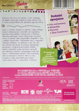 Pamiętniki Barbie [DVD]