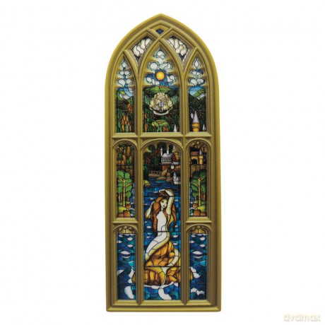 Harry Potter Resin Plaque Mermaid Stained Glass Window