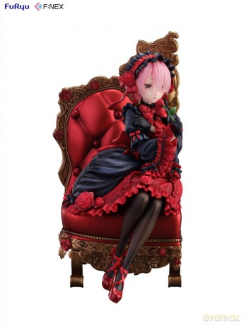 Re:ZERO -Starting Life in Another World F:NEX PVC Statue 1/7 Ram Gothic Ver. 20 cm