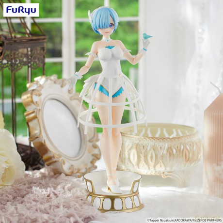 Re: Zero Exceed Creative PVC Statue Rem Cage Dress 22 cm