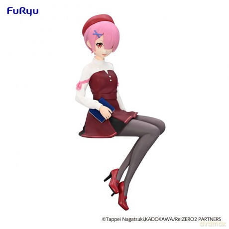 Re:Zero Starting Life in Another World Noodle Stopper PVC Statue Ram Book Girl Ver. 14 cm