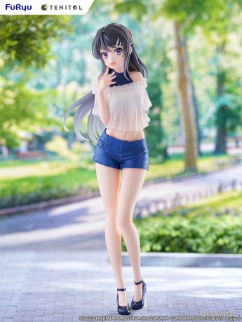 Rascal Does Not Dream of Bunny Girl Senpai Tenitol PVC Statue Mai Sakurajima 31 cm