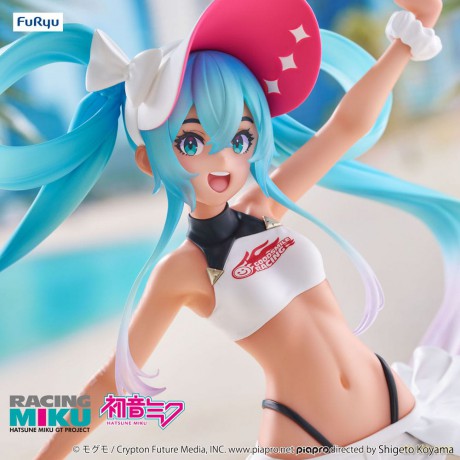 Hatsune Miku GT Project Trio-Try-iT PVC Statue Racing Miku 2024 Summer Holiday Ver. 23 cm