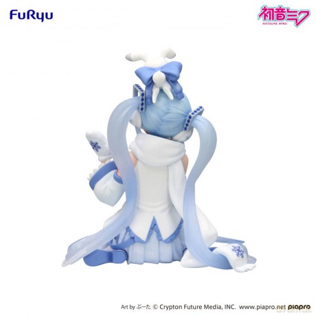Hatsune Miku Noodle Stopper PVC Statue Snow Miku Sky Town 10th Ver. 10 cm