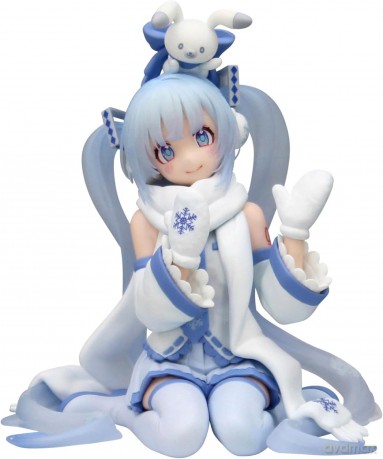Hatsune Miku Noodle Stopper PVC Statue Snow Miku Sky Town 10th Ver. 10 cm