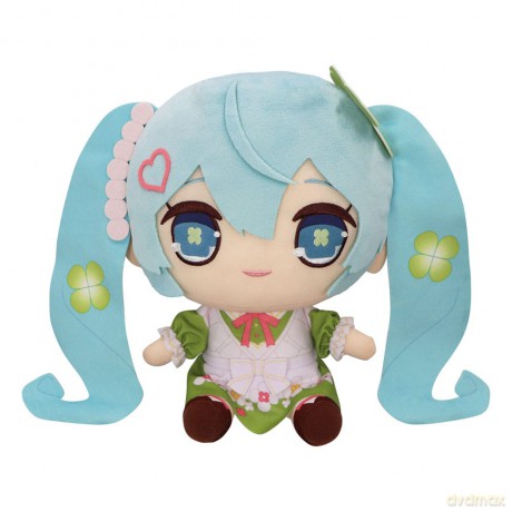 Hatsune Miku Kyurumaru Big Plush Figure Clover 26 cm