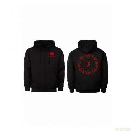 Doom The Dark Ages Hooded Sweater Analog Shield Size XL