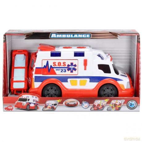 Dickie Ambulans Biało Częścierwony 33 Cm [ZABAWKA]