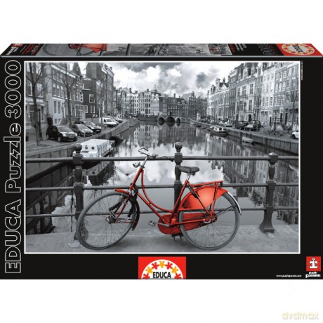 Educa 3000 Elementów Amsterdam [PUZZLE]