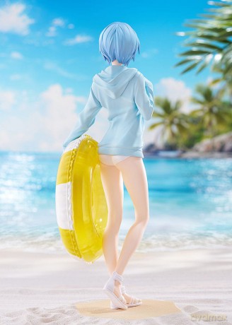 Rebuild of Evangelion Pop Up Parade L PVC Statue Beach Queens: Rei Ayanami 22 cm
