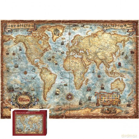 Heye 3000 Elementów The World [PUZZLE]