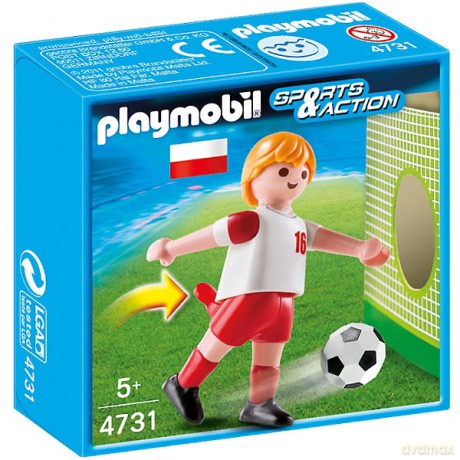 Playmobil Piłkarz Reprezentacji Polski [ZABAWKA]