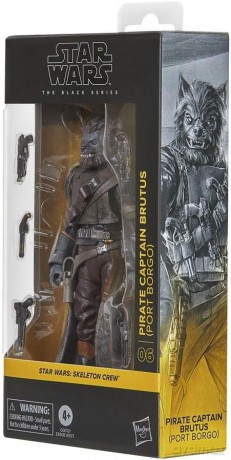 Star Wars: Skeleton Crew Black Series Action Figure Pirate Capitaine Brutus (Port Borgo) 15 cm