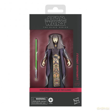 Star Wars Episode II Black Series Action Figure Luminara Unduli 15 cm