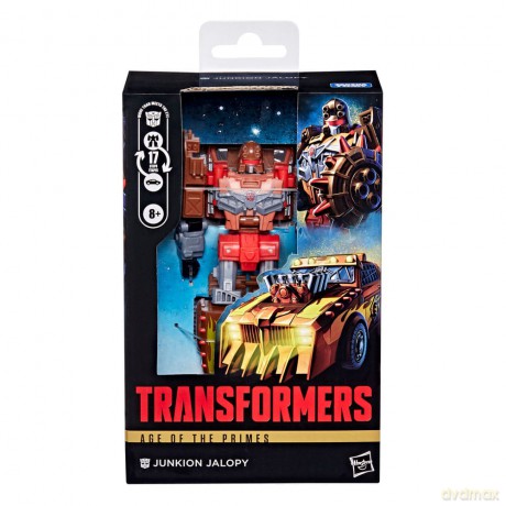 Transformers Age of the Primes Deluxe Class Action Figure Junkion Jalopy 14 cm