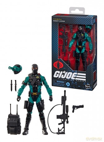 G.I. Joe Classified Series Action Figure Night-Viper 15 cm