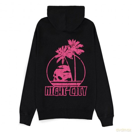 Cyberpunk 2077 Zipper Hoodie Night City Size S